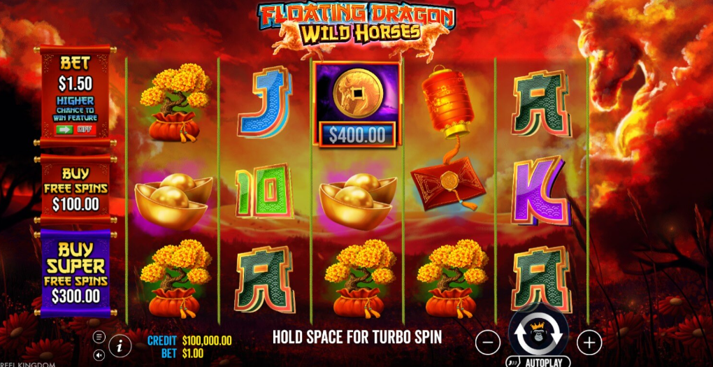 Floating Dragon Wild Horses